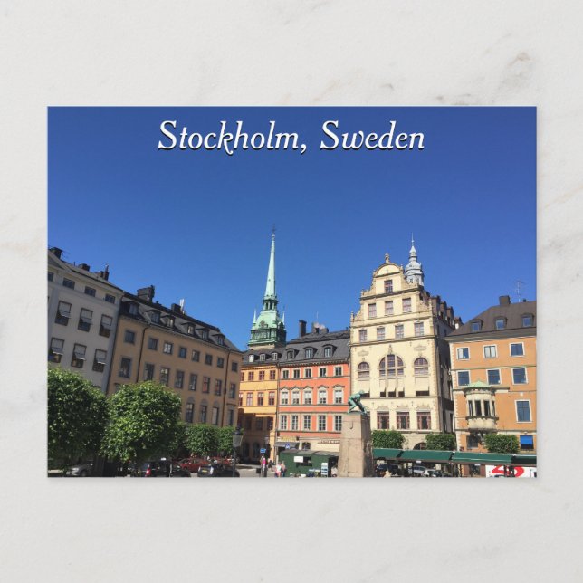 Stockholm, Sweden Postcard (Front)