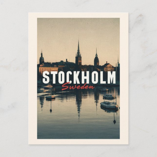 Stockholm sweden  postcard (Front)