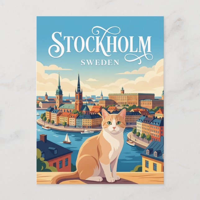 Stockholm Sweden Postcard (Front)