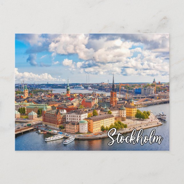 Stockholm, Sweden Postcard (Front)