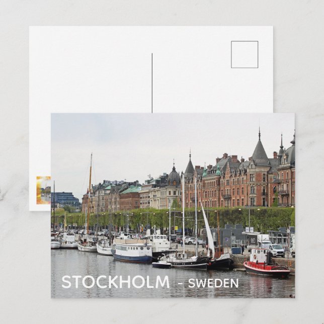Stockholm Sweden Postcard! Postcard (Front/Back)