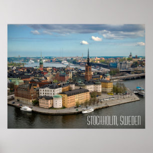Stockholm, Sweden Postcard Poster