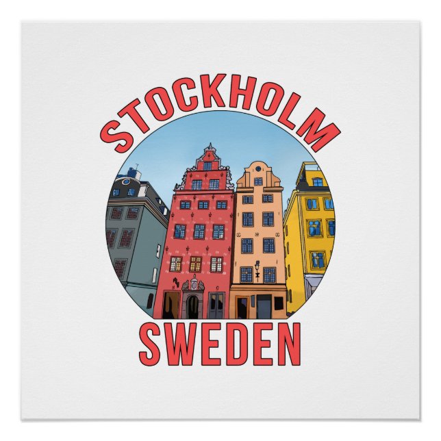 Stockholm Sweden Poster (Front)