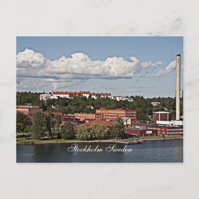 Stockholm Sweden Scene Postcard (Front)