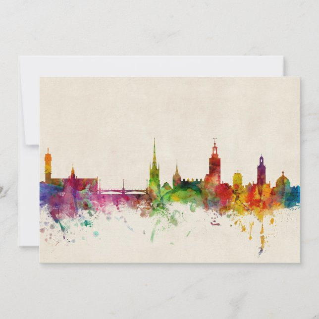 Stockholm Sweden Skyline (Front)