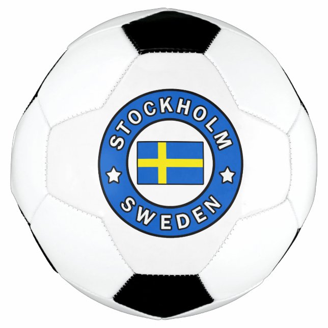 Stockholm Sweden Soccer Ball (Front)