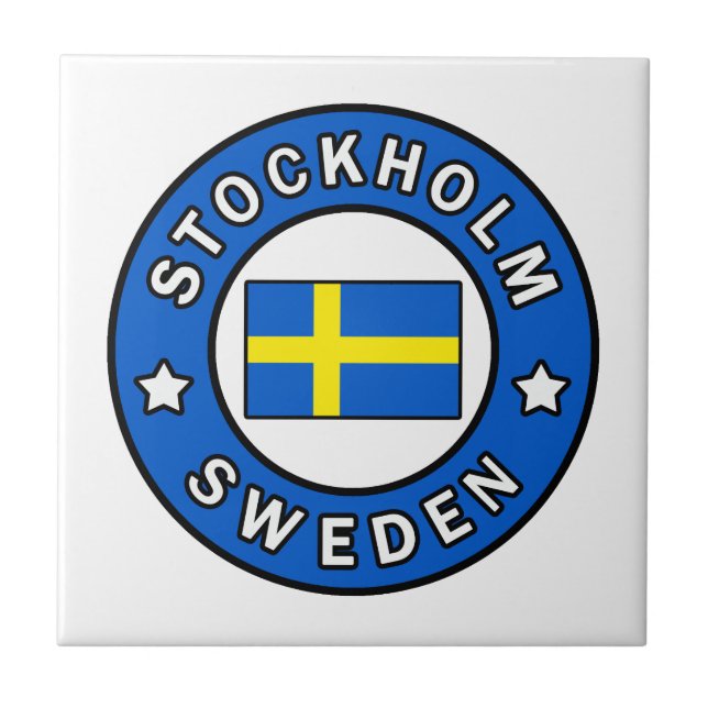 Stockholm Sweden Tile (Front)