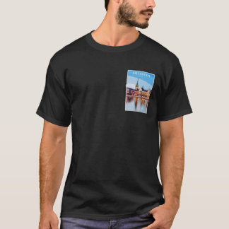 Stockholm Sweden Travel Poster T-Shirt