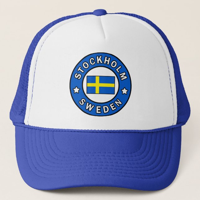 Stockholm Sweden Trucker Hat (Front)