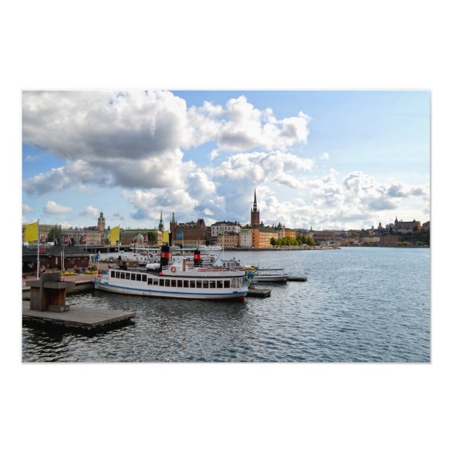 Stockholm Sweden view Photo Print (Front)