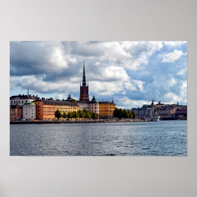 Stockholm Sweden view Poster (Front)