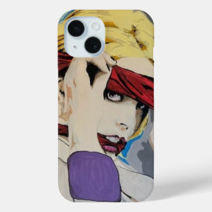 'Stockholm syndrome' Painting on a iPhone 15 Case