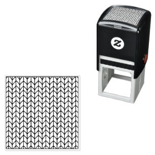 STOCKINETTE STITCH 1.5" Self-Inking Rubber Stamp 