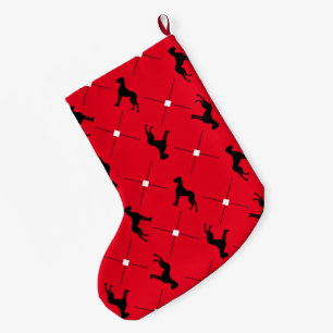 Stocking Great Dane Pattern