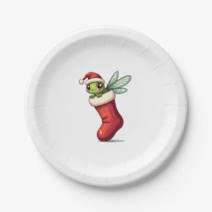 Stocking Stuffer Dragonfly Paper Plate