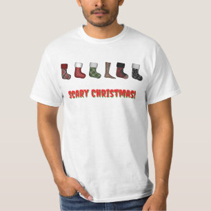 Stockings and Foot T-Shirt