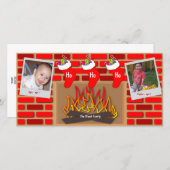 Stockings By The Fireplace Holiday Card (Front/Back)