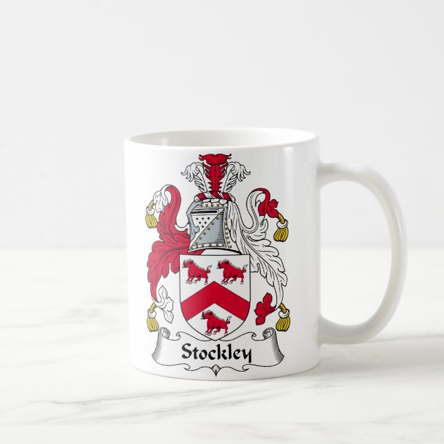 Stockley Family Crest Coffee Mug (Right)