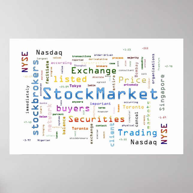 StockMarket Design Poster (Front)