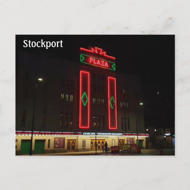 Stockport Plaza Postcard (Front)