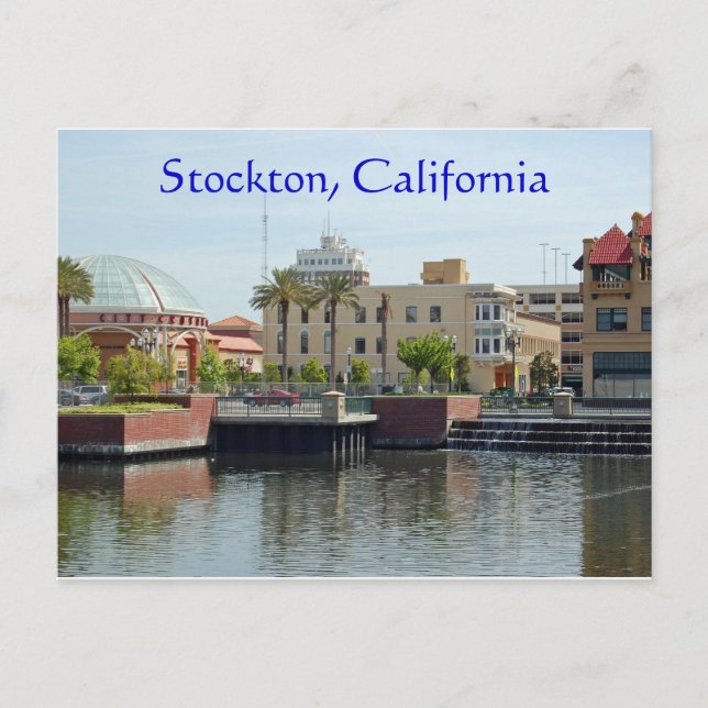 Stockton, California Postcard (Front)