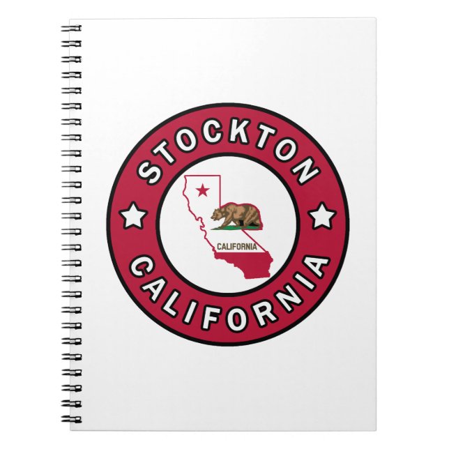 Stockton California Spiral Notebook (Front)