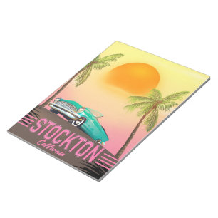 Stockton California USA Notepad