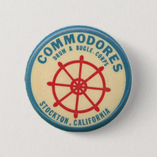 Stockton Commodores Drum and Bugle Corps Button