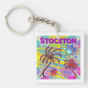 Stockton Happy and Hope Kaychain Key Ring