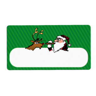 Stogie Lighting Santa Shipping Label