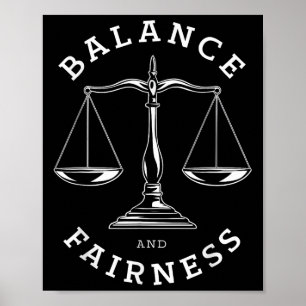 Stoic Balance Fairness Stoicism Quote Cool Motivat Poster