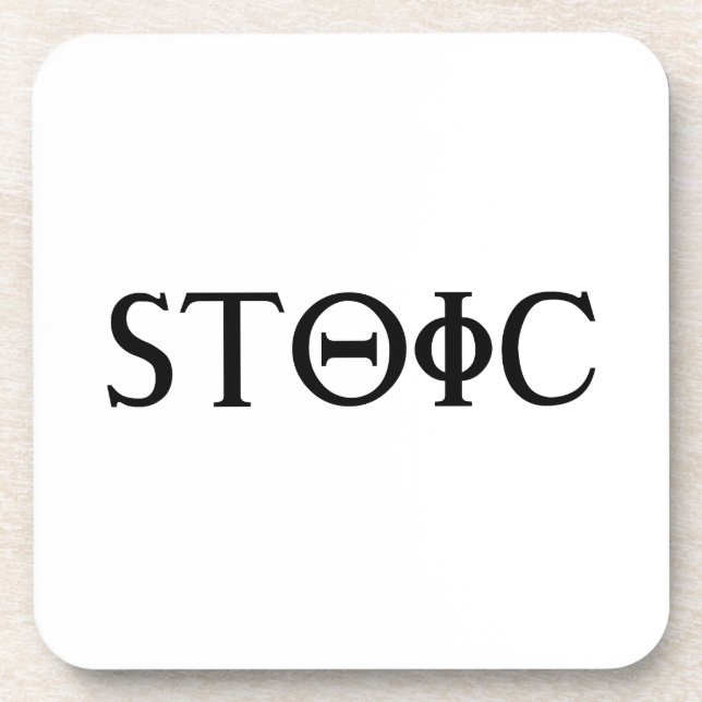 Stoic Coaster (Front)