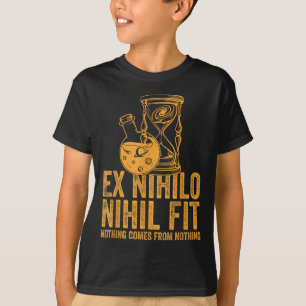 Stoic Gold With Translation Ex Nihilo Nihil Fit T-Shirt