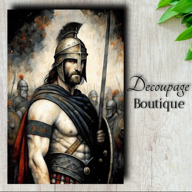 Stoic Guardian Decoupage Tissue Paper (Stoic Guardian Decoupage Tissue Paper)
