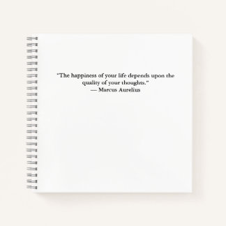 Stoic Marcus Aurelius Quote Journal Notebook