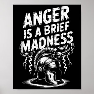 Stoic Philosoper Quote Motivational Stoicism Senec Poster
