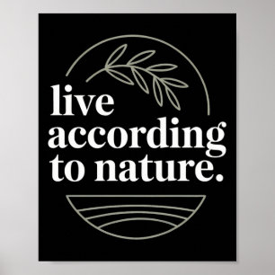 Stoic Philosoper Quote Motivational Stoicism Zeno  Poster