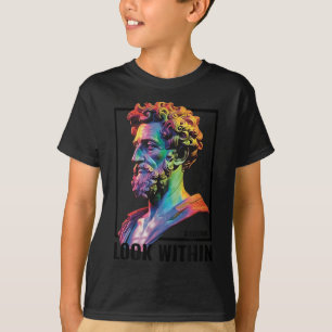 Stoic Philosopher Introspective Marcus Aurelius Qu T-Shirt