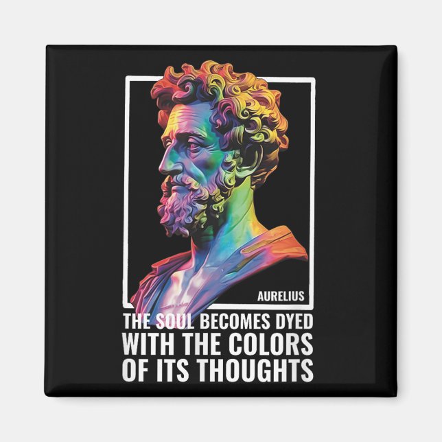 Stoic Philosopher Quote Greek Philosophy Marcus Au Magnet (Front)