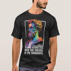 Stoic Philosopher Quote Greek Philosophy Marcus Au T-Shirt