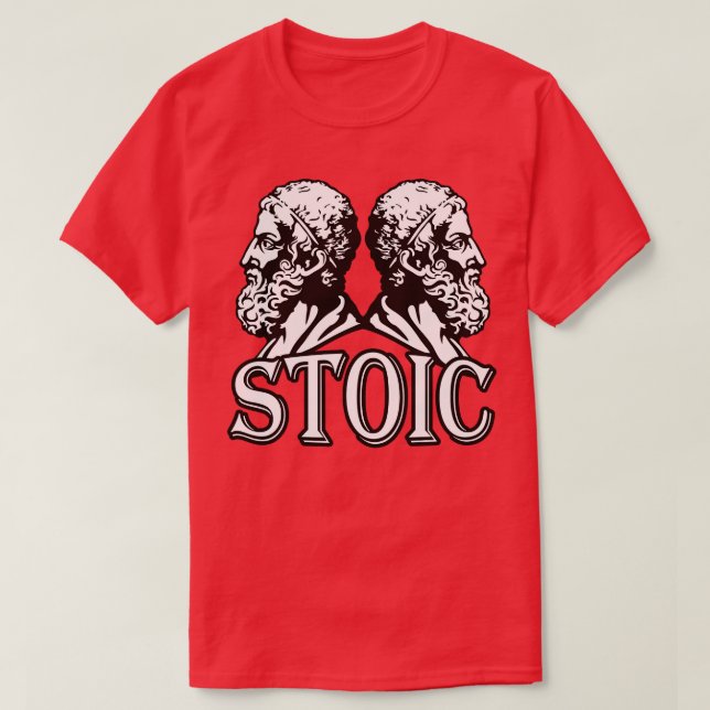 Stoic Philosopher T-Shirt (Design Front)