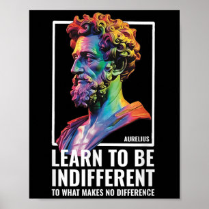 Stoic Philosopher Wisdom Marcus Aurelius Philosoph Poster