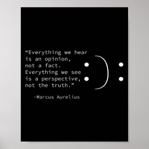 Stoic Quote By Marcus Aurelius, Stoicism Philosoph Poster