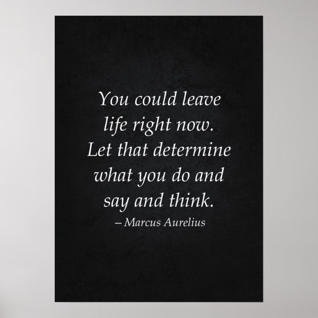 Stoic Quote - Motivational Poster (Front)