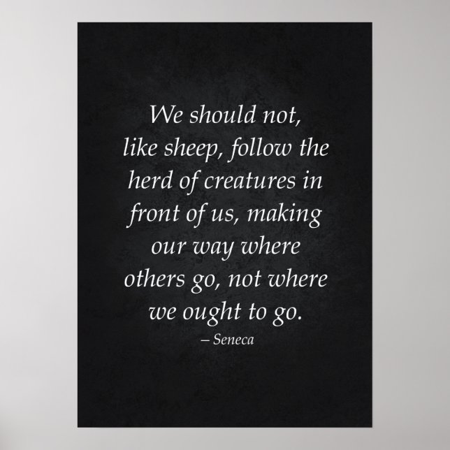 Stoic Quote - Motivational Poster (Front)