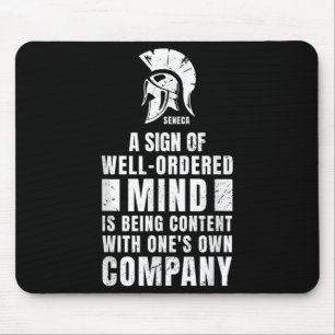 Stoic Quote Seneca Stoicism Philosophy Roman Philo Mouse Pad