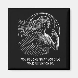 Stoic Quote You Become What You Give Your Attentio Magnet