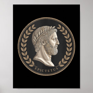 Stoic Roman Epictetus Bust Tank Top_1 Poster