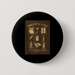 Stoic Stoicism Philosophy Quotes Virtue Wisdom Sel 6 Cm Round Badge