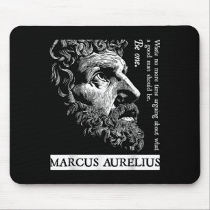 Stoic Stoicism Roman Empire Good Man Be One Marcus Mouse Pad